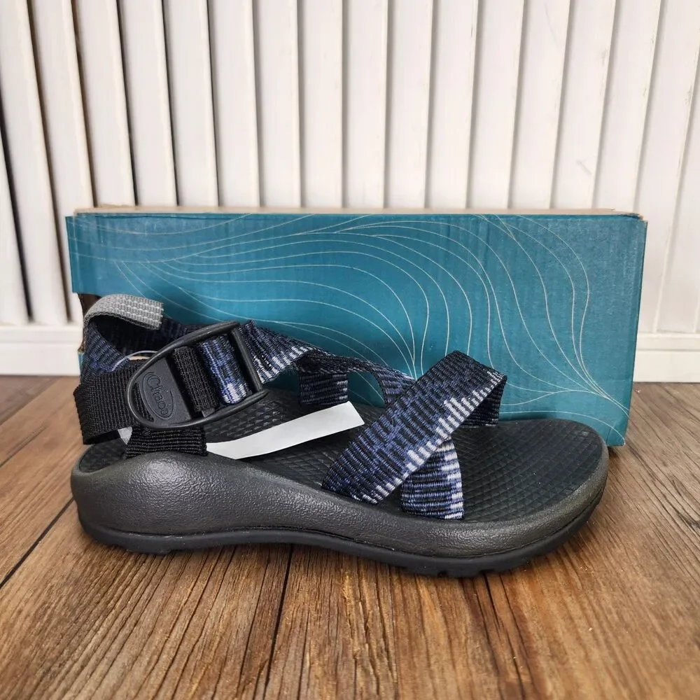Chaco Z/1 Ecotread Kids Sz 11M Amp Navy Adjustable Hiking Outdoor Sandals Shoes